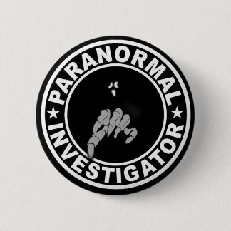 Badge Rond 5 Cm Bouton paranormal d'investigateur