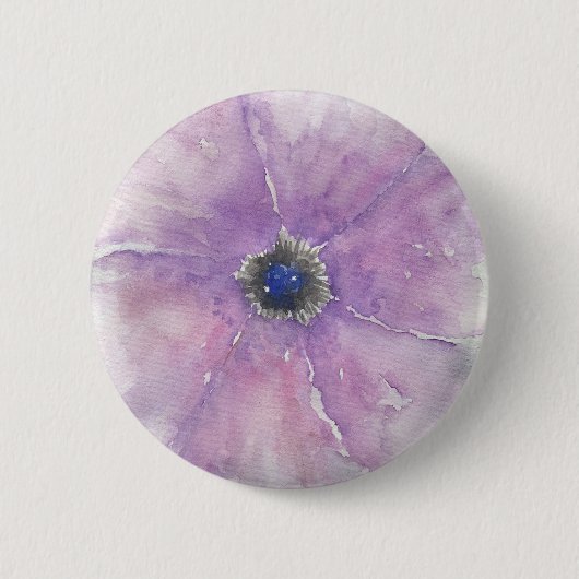 Badge Rond 5 Cm Bouton Passion violette (Devant)