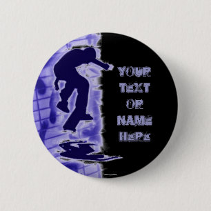 Badge Rond 5 Cm Bouton Patinage