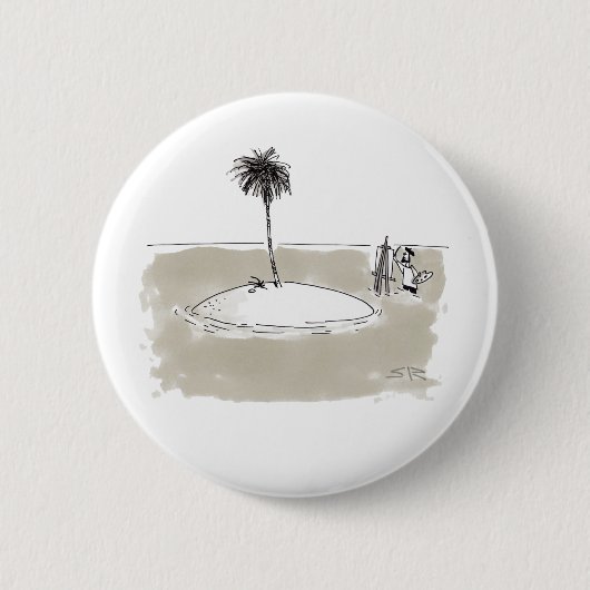 Badge Rond 5 Cm Bouton Peintre marqué (Devant)