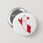 Badge Rond 5 Cm Bouton Pérou (Devant & derrière)