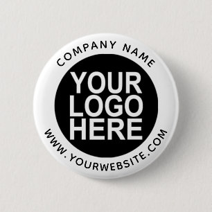 Badge Rond 5 Cm Bouton personnalisé avec logo d'entreprise