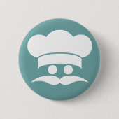 Badge Rond 5 Cm Bouton personnalisé CHEF (Devant)