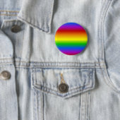 Badge Rond 5 Cm Bouton personnalisé Couleurs arc-en-ciel (En situation)