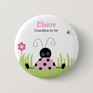 Badge Rond 5 Cm Bouton Personnalisé de la Bouton Little Ladybug ro