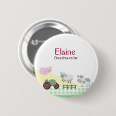 Badge Rond 5 Cm Bouton Personnalisé de l'onglet Un jour sur le nom (Devant & derrière)