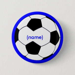 Badge Rond 5 Cm Bouton personnalisé du football