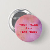 Badge Rond 5 Cm Bouton personnalisé Image et texte (Devant & derrière)