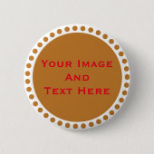 Badge Rond 5 Cm Bouton personnalisé Image et texte (Devant)