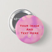 Badge Rond 5 Cm Bouton personnalisé Image et texte (Devant & derrière)