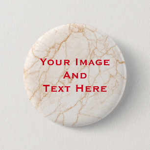 Badge Rond 5 Cm Bouton personnalisé Image et texte