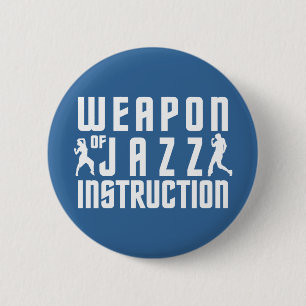 Badge Rond 5 Cm Bouton personnalisé Instruction Jazz
