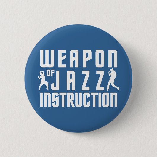 Badge Rond 5 Cm Bouton personnalisé Instruction Jazz (Devant)