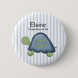 Badge Rond 5 Cm Bouton personnalisé NOM DE TURTLE DE RÉEF