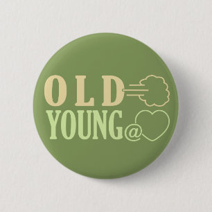 Badge Rond 5 Cm Bouton personnalisé Old Fart