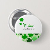 Badge Rond 5 Cm Bouton personnalisé par ÉTIQUETTE NOMMÉE (Devant & derrière)