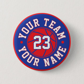 Badge Rond 5 Cm Bouton personnalisé pour joueur de basketball