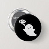 Badge Rond 5 Cm Bouton Petit Boo (Devant & derrière)