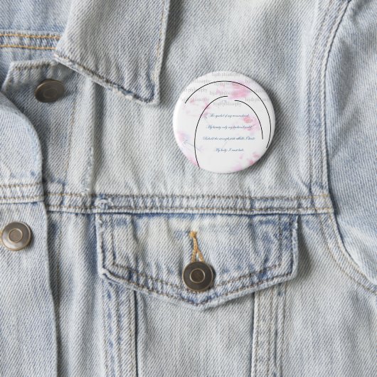 Badge Rond 5 Cm Bouton Philosophie Hijab (En situation)