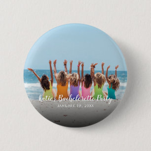 Badge Rond 5 Cm Bouton photo de la partie Bachelorette personnalis