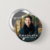 Badge Rond 5 Cm Bouton Photo Moderne (Devant & derrière)