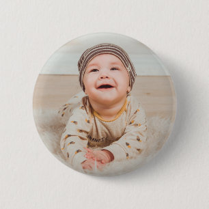 Badge Rond 5 Cm Bouton photo personnalisé
