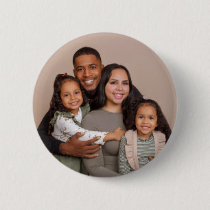 Badge Rond 5 Cm Bouton photo personnalisé Téléchargez votre prop