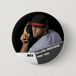 Badge Rond 5 Cm Bouton photo sport personnalisé / pin Lecteur de b