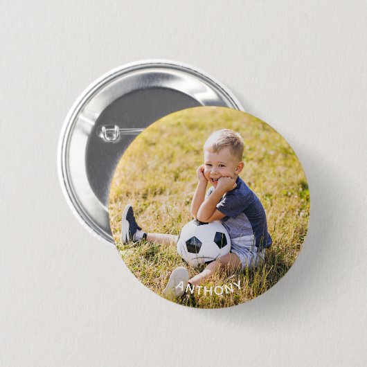Badge Rond 5 Cm Bouton Photo Sports personnalisé (Devant & derrière)