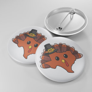 Badge Rond 5 Cm Bouton Pilgrim Texas Turquie