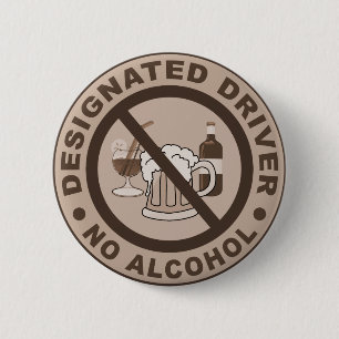 Badge Rond 5 Cm Bouton Pilote désigné