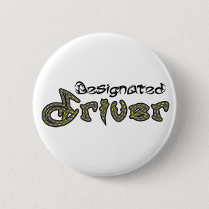 Badge Rond 5 Cm Bouton Pilote Désigné