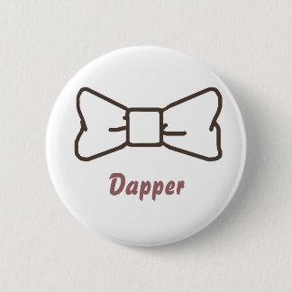 Badge Rond 5 Cm Bouton pimpant de bowtie