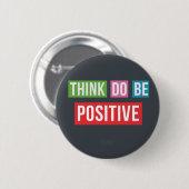 Badge Rond 5 Cm Bouton Pin de devis d'inspiration positive (Devant & derrière)