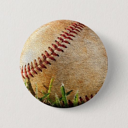 Badge Rond 5 Cm Bouton Pinback de baseball (Devant)