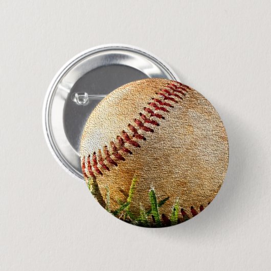 Badge Rond 5 Cm Bouton Pinback de baseball (Devant & derrière)