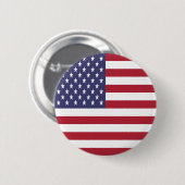 Badge Rond 5 Cm Bouton Pinback du drapeau américain patriotique (Devant & derrière)