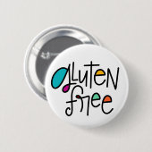 Badge Rond 5 Cm Bouton Pinback sans gluten (Devant & derrière)