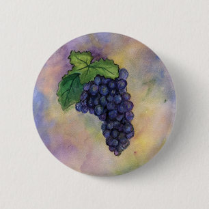 Badge Rond 5 Cm Bouton Pinot Noir Vins