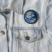 Badge Rond 5 Cm Bouton PLANET EARTH (En situation)
