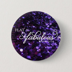 Badge Rond 5 Cm Bouton plat et fabuleux !