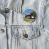 Badge Rond 5 Cm Bouton Point Betsie Lighthouse (En situation)