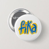 Badge Rond 5 Cm Bouton Points Fika (Devant & derrière)