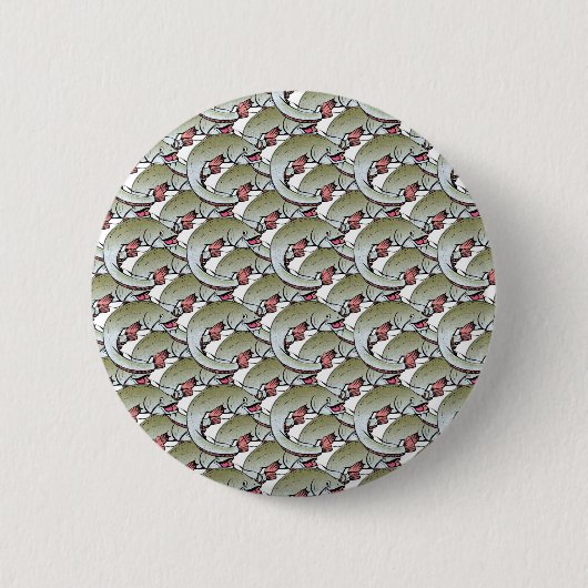 Badge Rond 5 Cm Bouton Poisson (Devant)