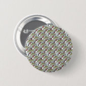 Badge Rond 5 Cm Bouton Poisson (Devant & derrière)