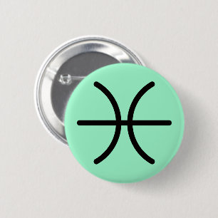 Badge Rond 5 Cm Bouton Poissons