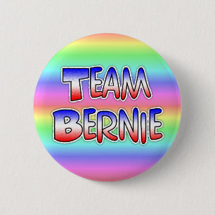 Badge Rond 5 Cm Bouton politique patriotique de l'équipe Bernie Sa