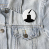 Badge Rond 5 Cm Bouton polonais à ongle (En situation)