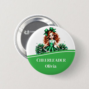 Badge Rond 5 Cm Bouton pom-pom girl
