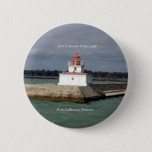 Badge Rond 5 Cm Bouton Port Colborne - Lumière extérieure